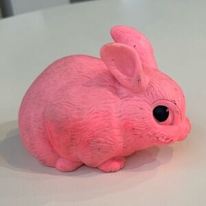 Vintage pink bunny